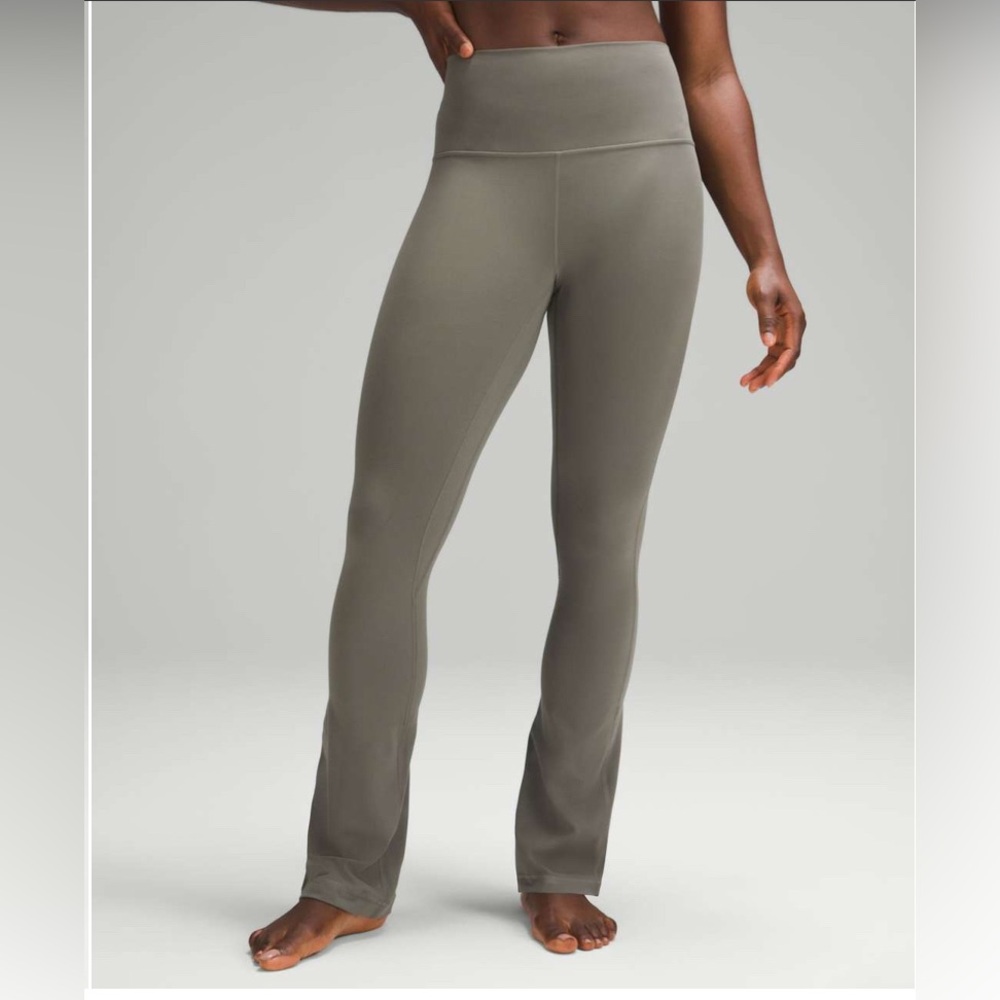 Lululemon Align High-Rise Mini- Flared Pant 28" Grey Sage